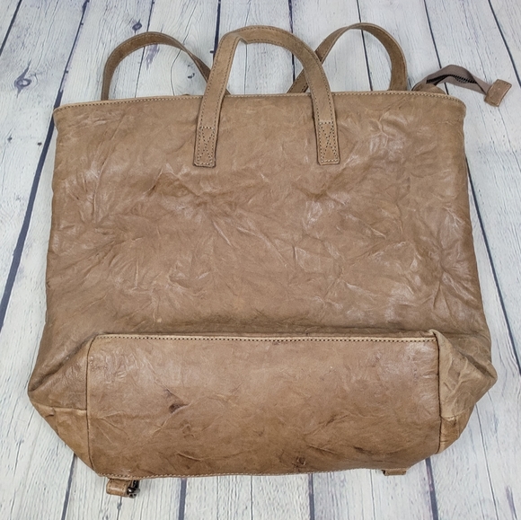 SOHO BAGS | genuine Italian dustressed leather slouchy backpack - Picture 2 of 9